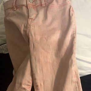 Old navy girls pink stretch pants size 14 in good condition